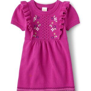 Embroidered Floral Sweater Dress - Magical Meadow